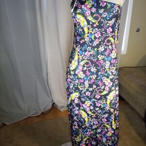 AFRM Purple Blue Sheath Dress Spaghetti Strap Cocktail